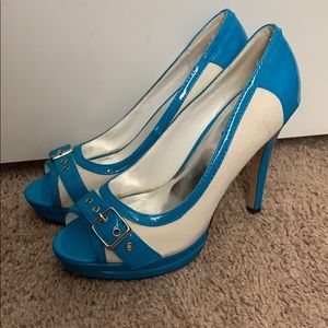 Blue heels!